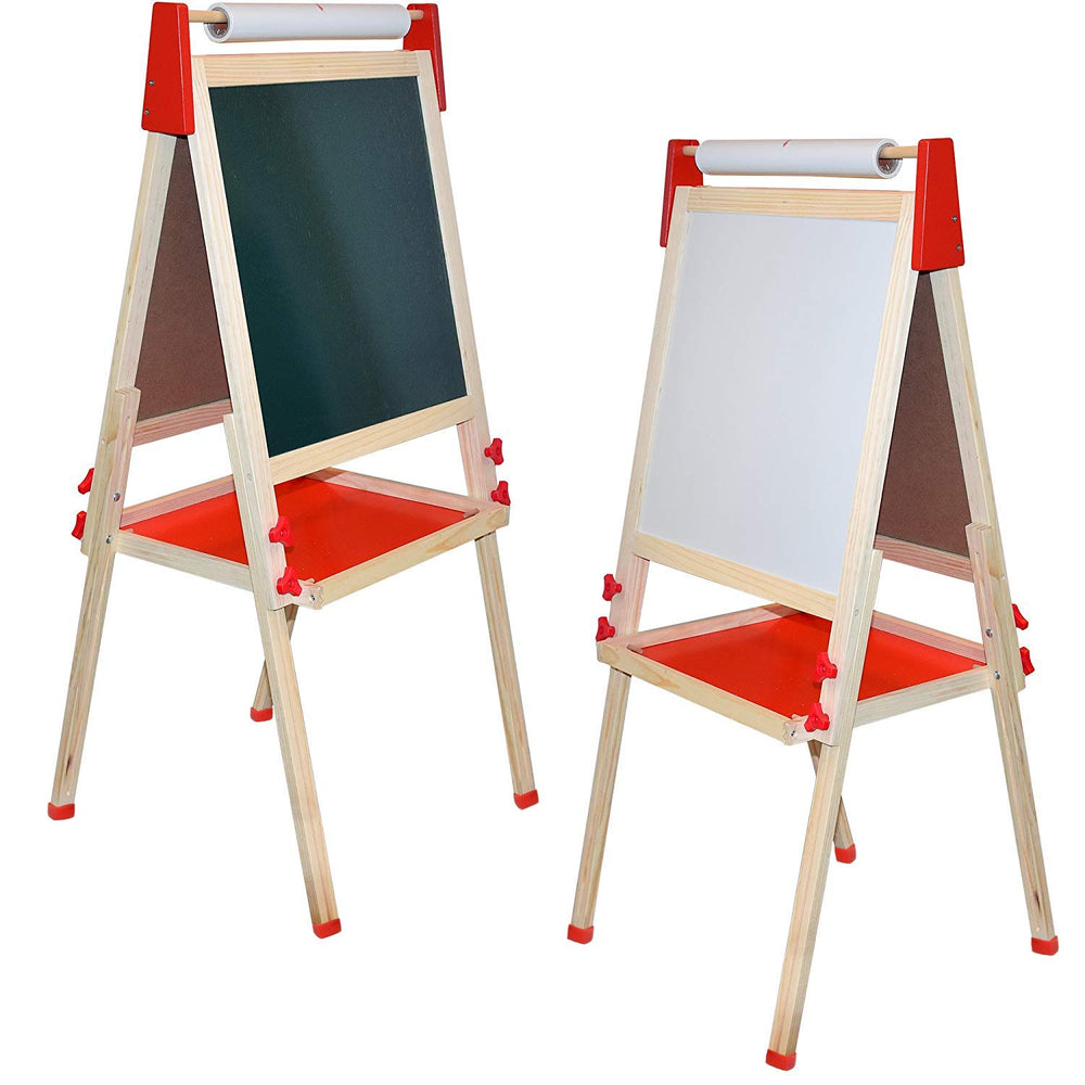 Number 1 in Gadgets deluxe standing easel chalkboard for dual-surface creativity