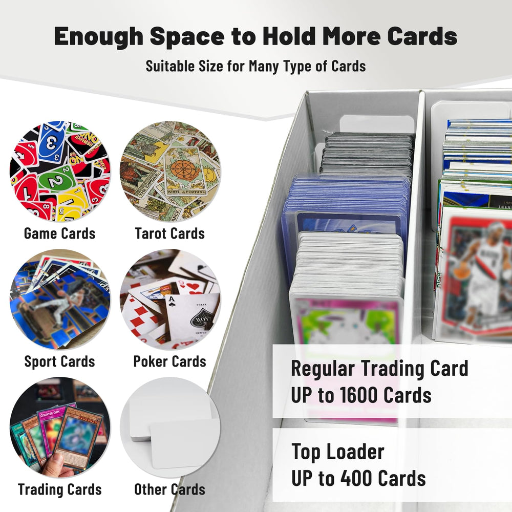 NUMINA interior dimensions optimized for standard cards and sleeves