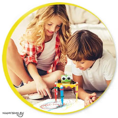 NUMI'SMILE Ages 6–12 learning kit boosts imagination and problem solving.