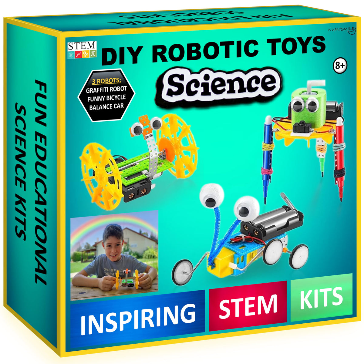 NUMI'SMILE Science Robotics Kit unboxing, beginner-friendly STEM activity for curious kids.