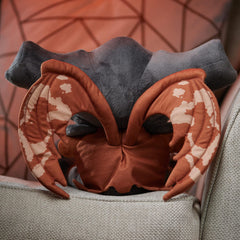Numskull Oryx plush with mystical glow eyes, ideal after-dark ambiance.
