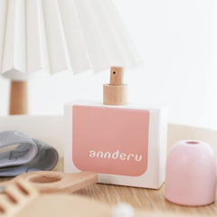 Nunukids wooden mirror reflects light for engaging dress-up sessions.
