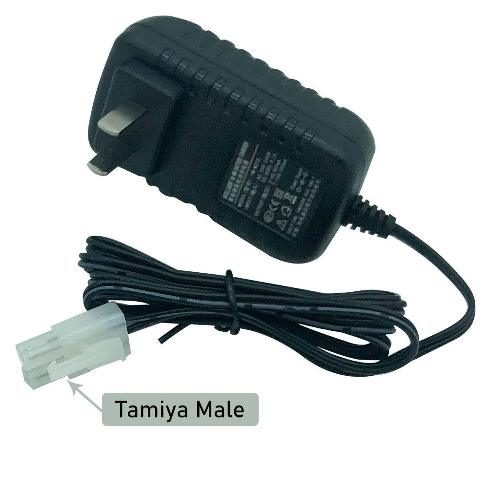 Nuofan charger in use with NiMH battery pack for RC cars.