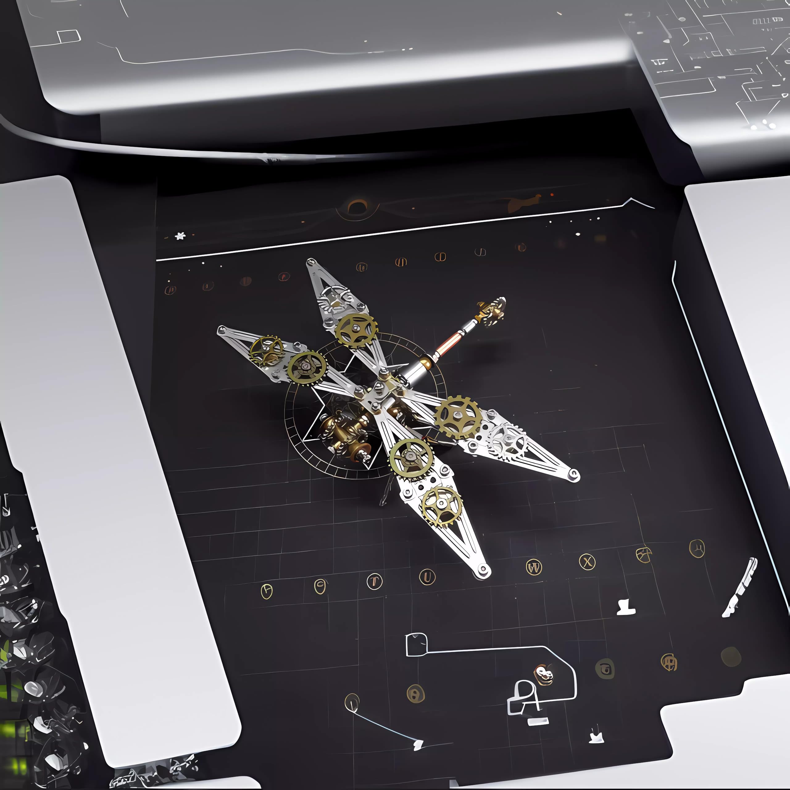 NUOSHANZS finished desk sculpture dragonfly suits home or office desks