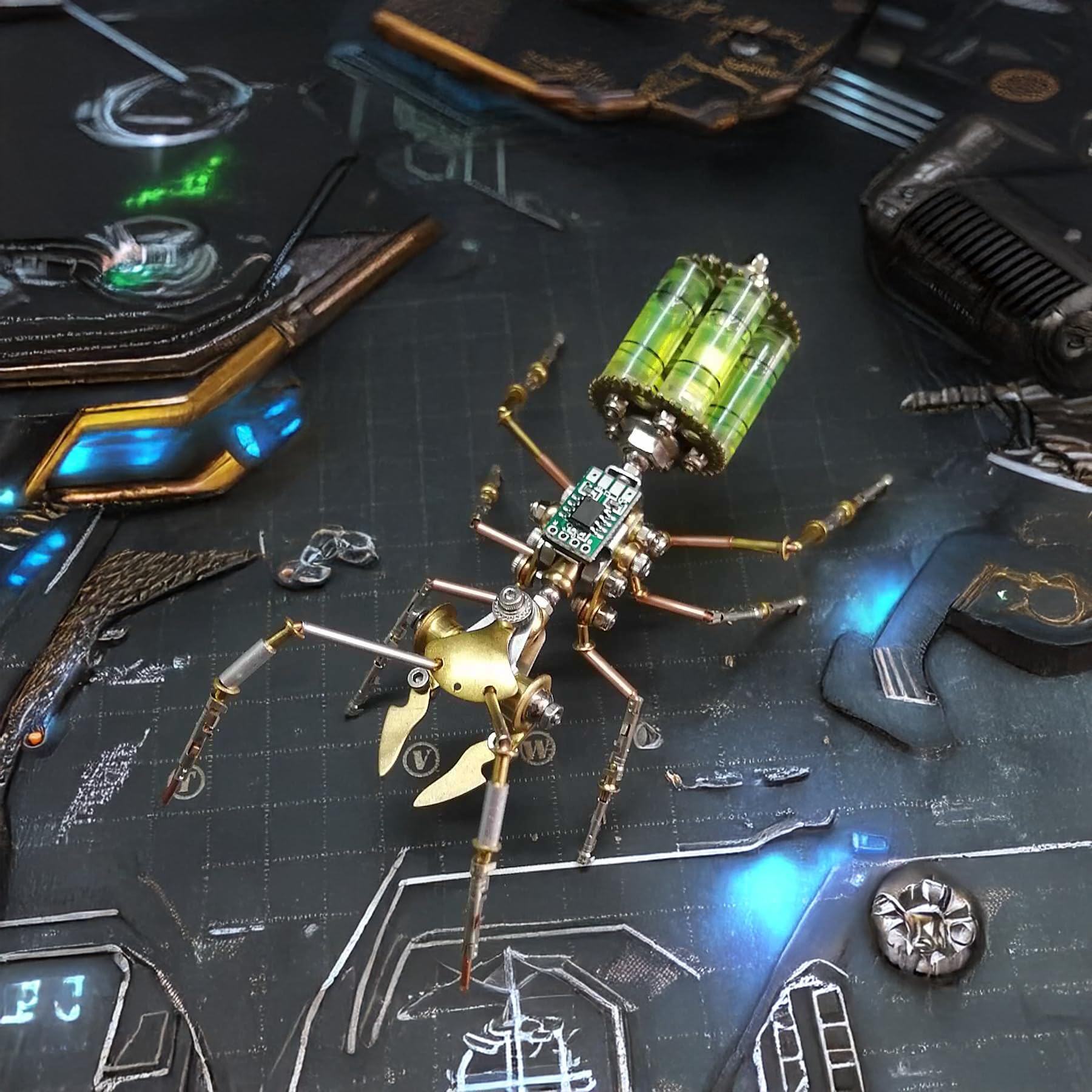 NUOSHANZS Gatling Ant kit includes tools and instructions.