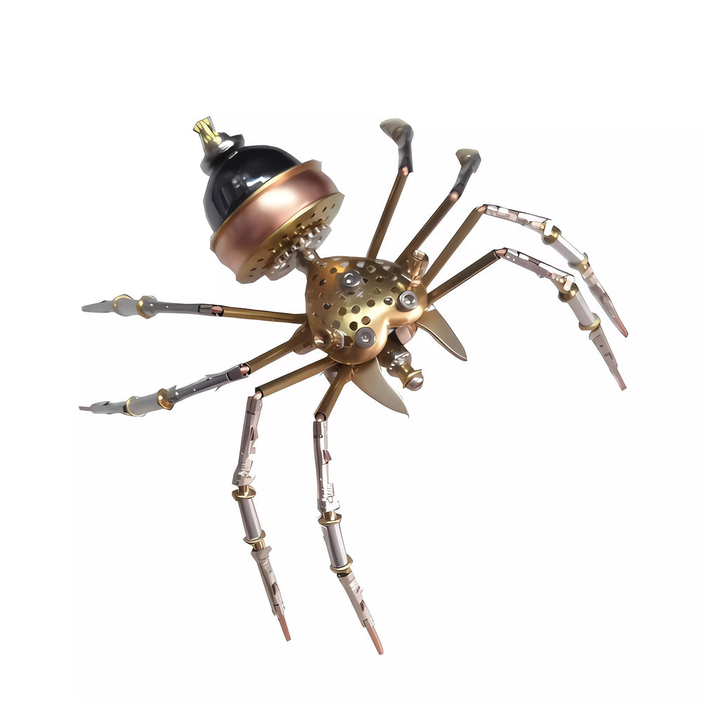 NUOSHANZS Jumping Spider model, a striking desk sculpture ready for display.