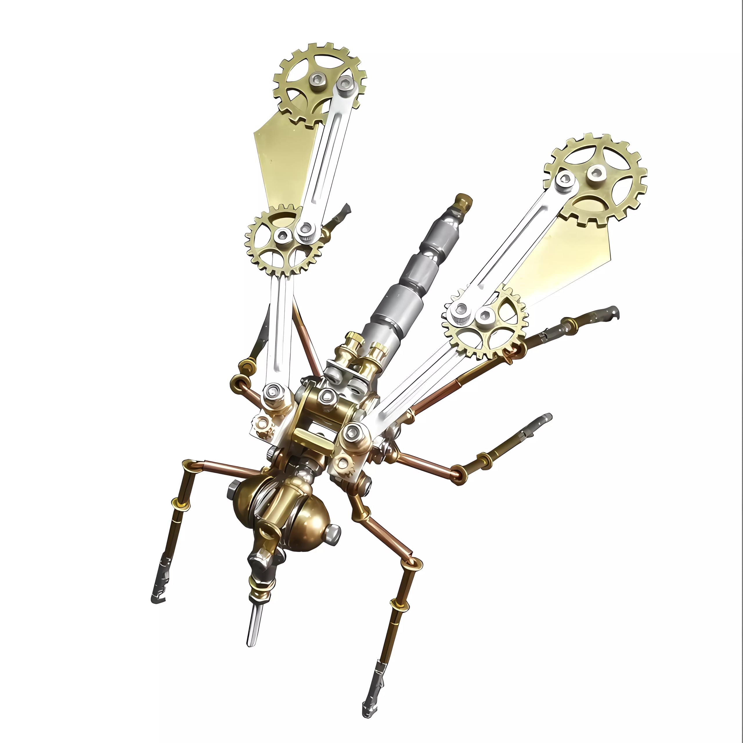 NUOSHANZS mosquito mechanical model with brass gears offers an engaging desk display and hands on STEM learning
