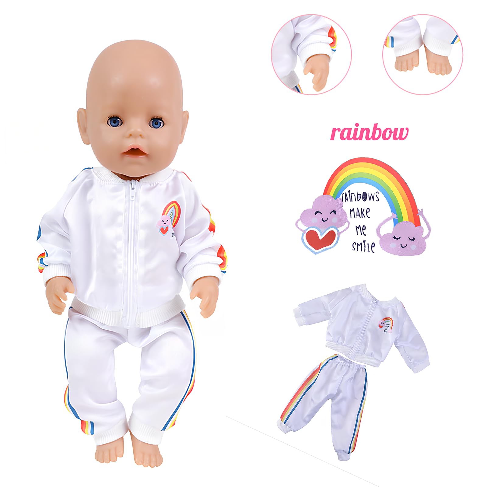 NUOXIXI bird-print doll clothes support everyday dress-up for kids.