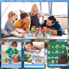 Nurcazo STEM toy promotes geometry and spatial thinking during family play.