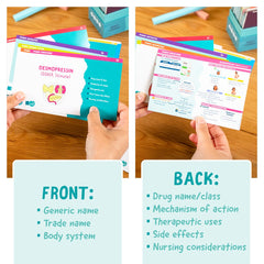 Nurse In The Making pharmacology flashcards organize drug classes for structured study sessions.