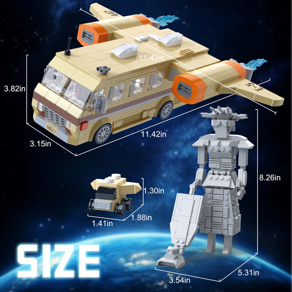 Nutain 1068-piece building kit, LEGO-compatible for expansion.