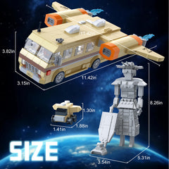 Nutain 1068-piece building kit, LEGO-compatible for expansion.