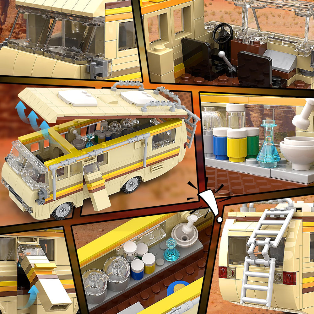NUTAIN Break Bad RV caravan model for collectible display and play