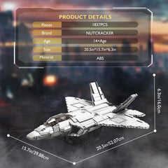 NUTCRACKER Fighter Jet wings with detailed design for authentic realism