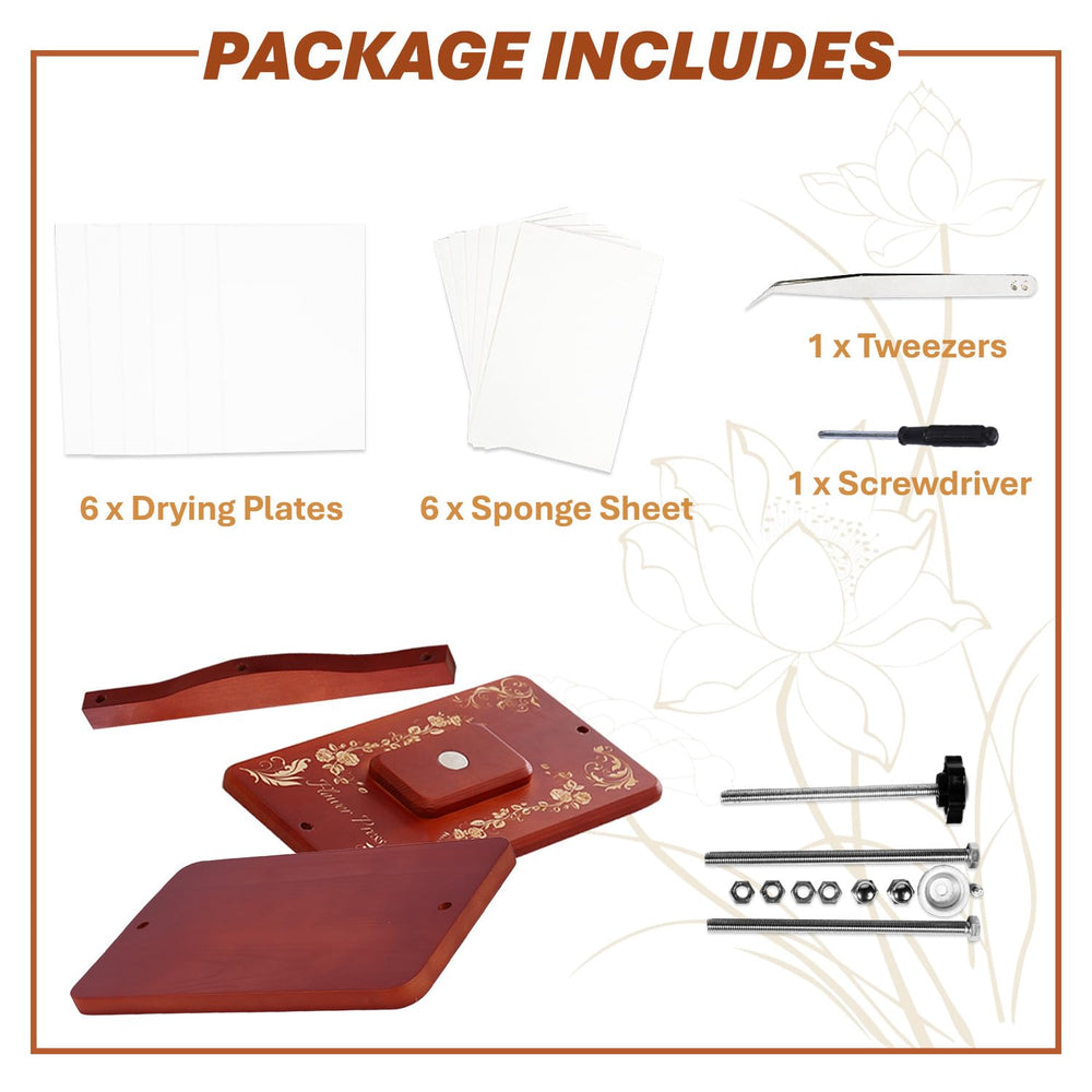 Nuvograin 12-6x7-68 inch press, compact for home and classroom use.