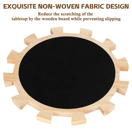 NVAAV Hub with felt-bottom protects surfaces while keeping tiles stable during play.
