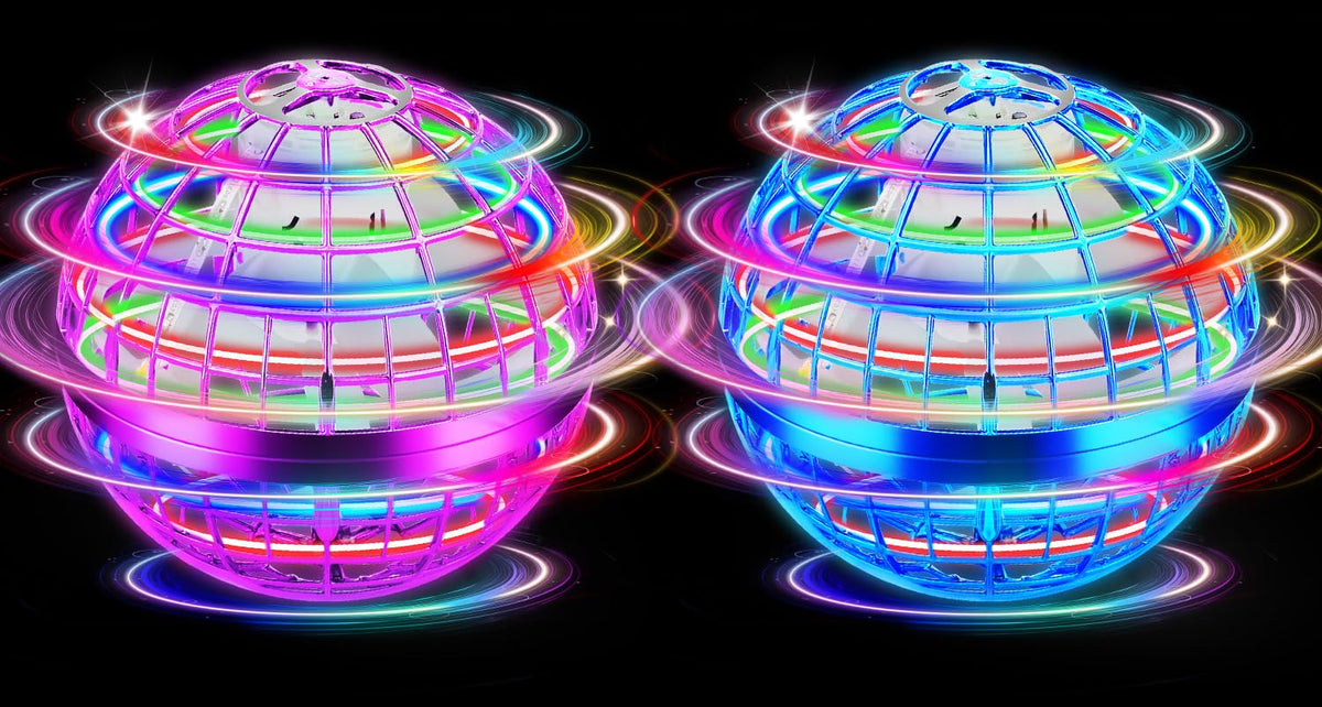 NWLAEWR Flying Orb Ball under hand-control for interactive play