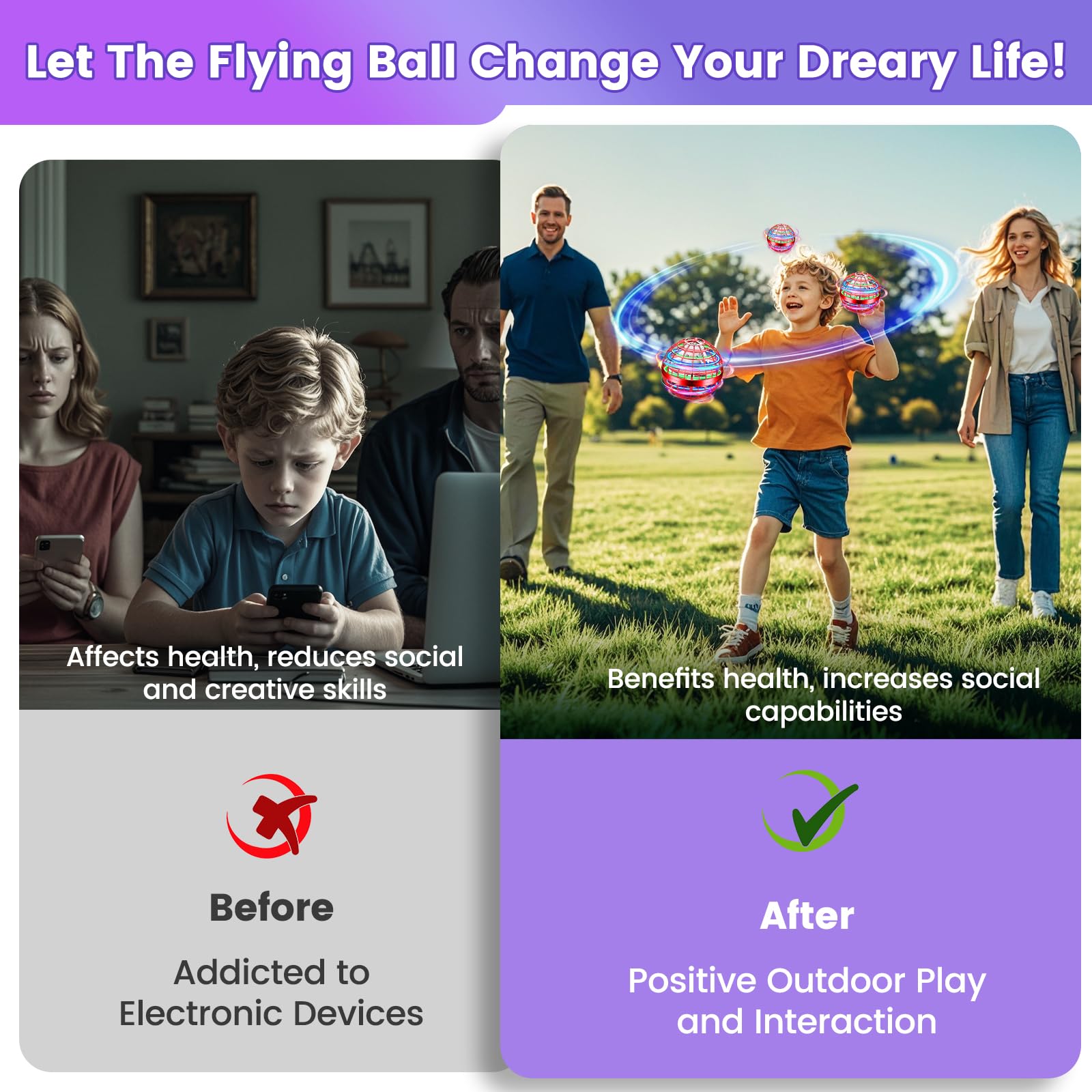 NWLAEWR Indoor and outdoor play versatility for family fun.