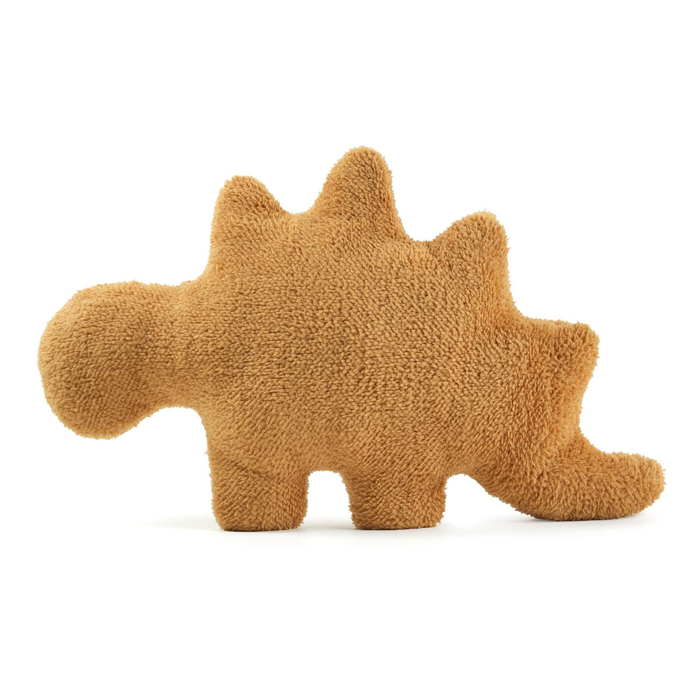 NXCHIZS dino nugget pillow closeup shows soft plush fabric and durable stitching