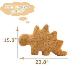 NXCHIZS Dino Nugget Pillow Soft Texture invites lounging on couches and chairs.