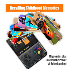 NxFree Miyoo Mini Plus 3000mAh battery enables long gaming sessions.
