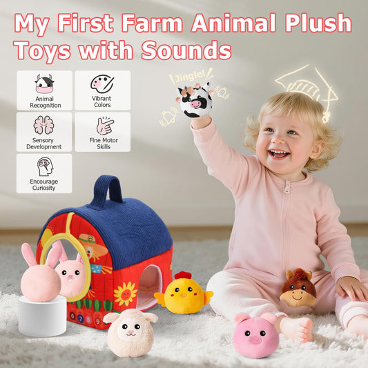 NXLPJH Animal textures inside barn spark curiosity and better grasping.