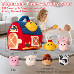NXLPJH Crinkle sounds and bells add rich sensory play.