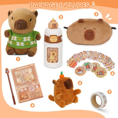 NXNYNZ capybara backpack – cute carryall for school and outings.