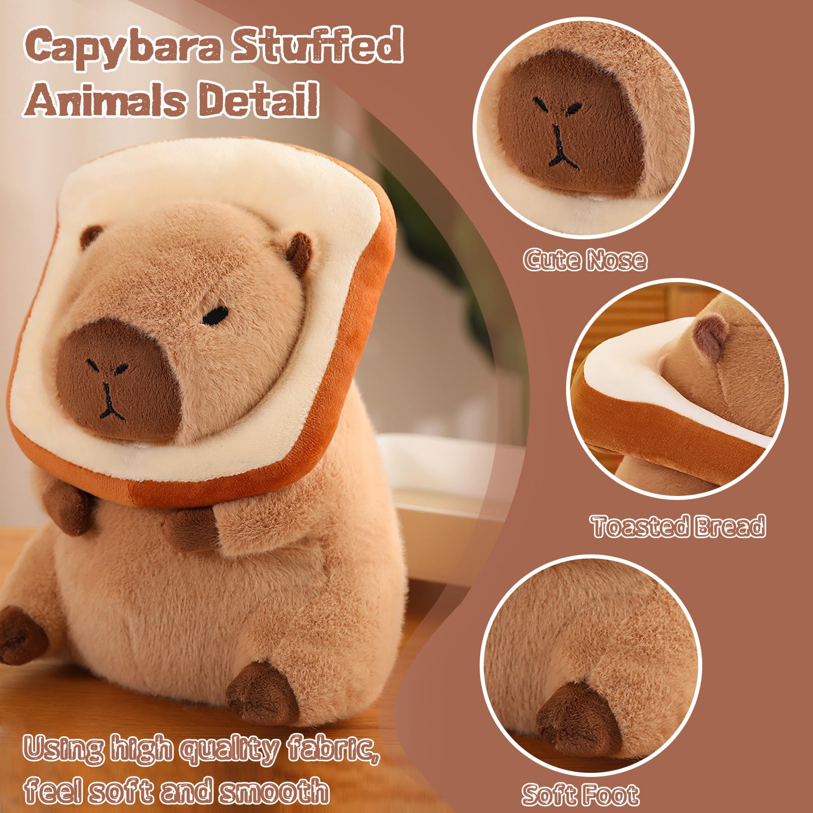 NXNYNZ capybara plush pillow ready for naps and lounging