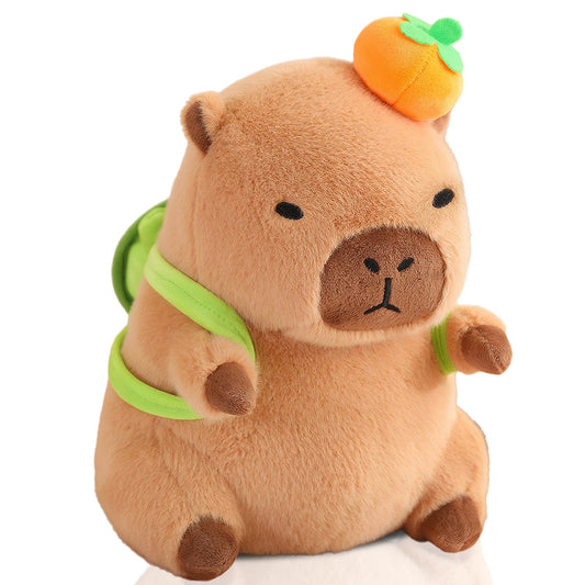 NXNYNZ capybara plush pillow with ultra-soft fabric for cozy snuggles