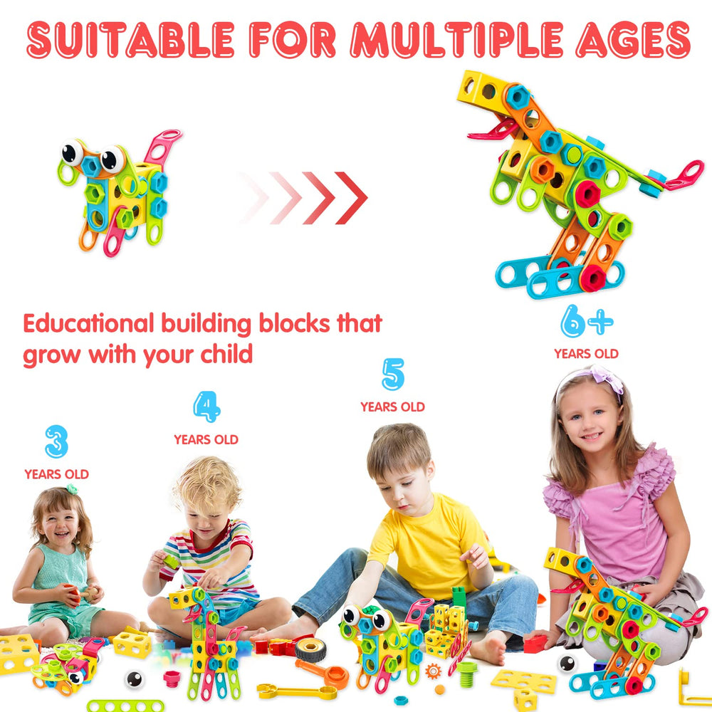 NXONE model instruction booklet guides kids to create varied shapes.