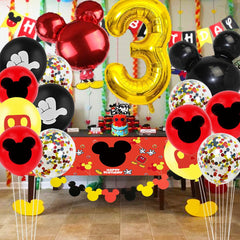 Nyhpar Cartoon Mouse garland adding playful color to the party look.