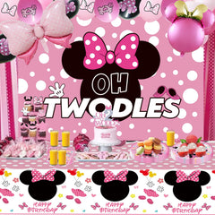 Nyhpar pink-bow-balloon: enhances pink theme with charming detail.