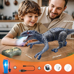 NYVEWIW Indominus Rex chomping jaw adds dynamic action to pretend battles.