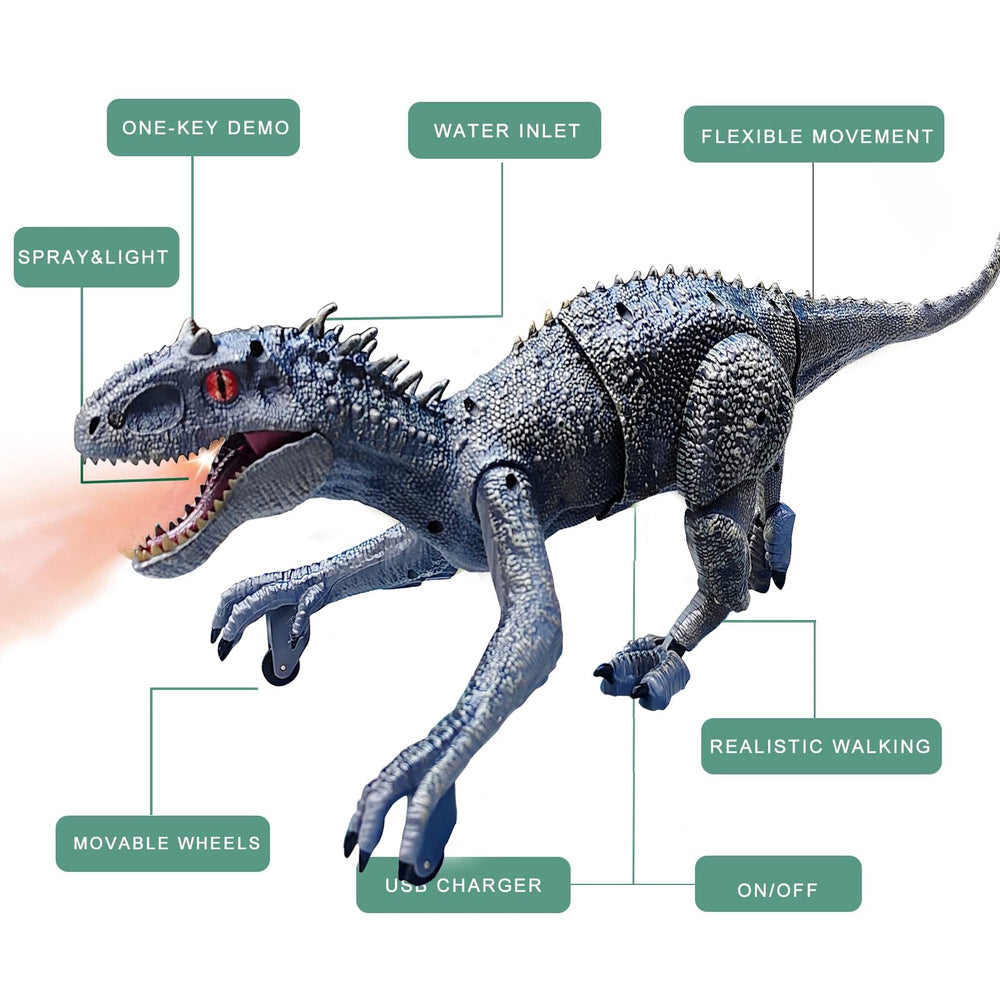 NYVEWIW Indominus Rex durable-abs construction ensures safe, sturdy play.