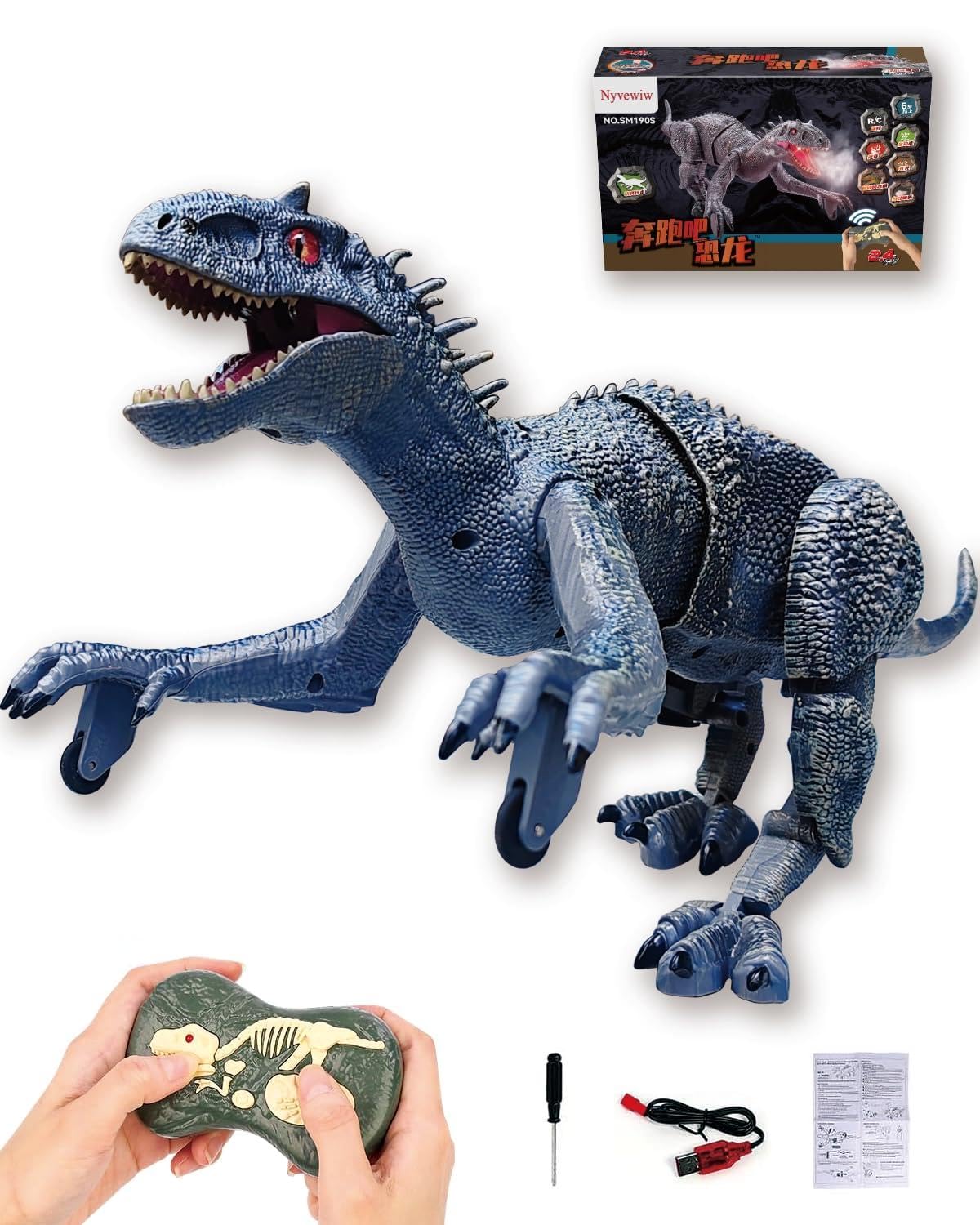 NYVEWIW Indominus Rex large-dino with detailed texture for immersive play.
