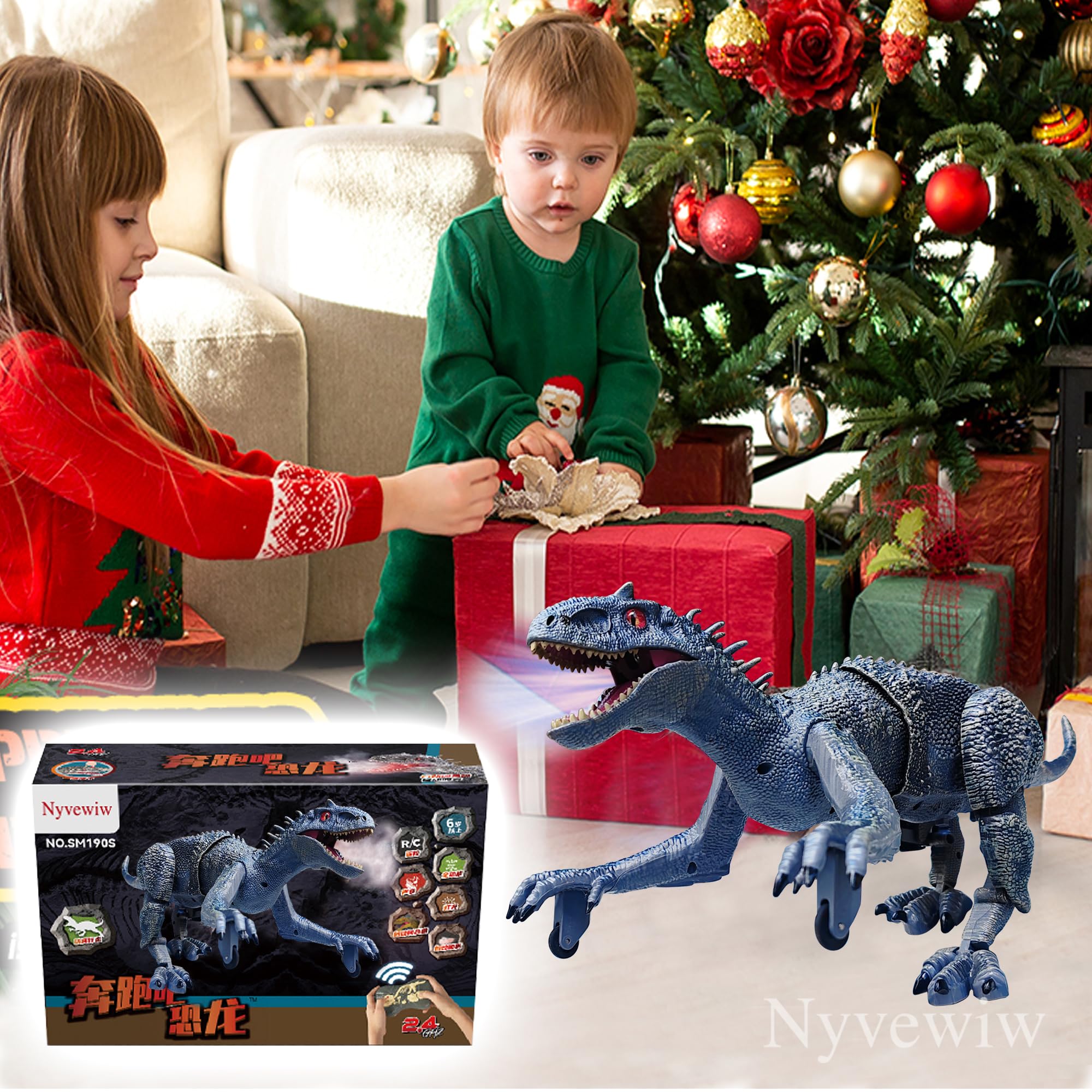 NYVEWIW Indominus Rex roaring-sounds bring imaginary adventures to life.