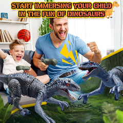 NYVEWIW Indominus Rex usb-rechargeable-battery supports longer play sessions.