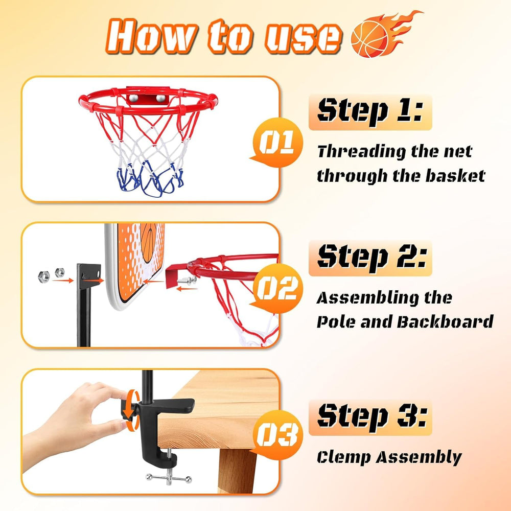 NZQXJXZ bed-frame mount hoop setup ready for cozy play corners.