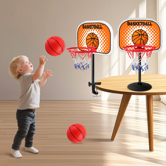 NZQXJXZ indoor basketball hoop attached to a desk with a clip for stable play