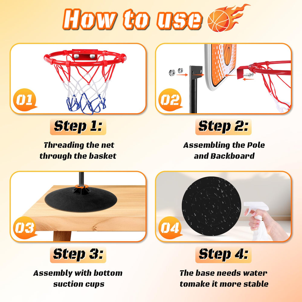 Two non-slip rubber balls included for family rounds