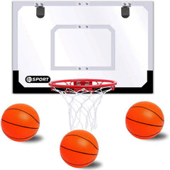 NZQXJXZ upgrade basketball hoop 24x16 front view for engaging indoor play and exercise.