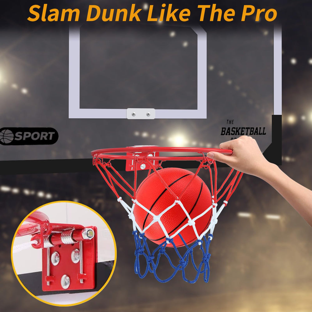NZQXJXZ Upgrade Basketball Hoop breakaway rim for safe, flexible shots during play