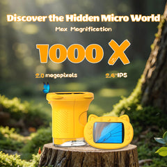 OAEBLLE offers 1000x magnification to observe small specimens up close.