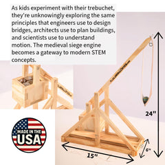 Oakland Ballistics counterweight box demonstrates launch power setup