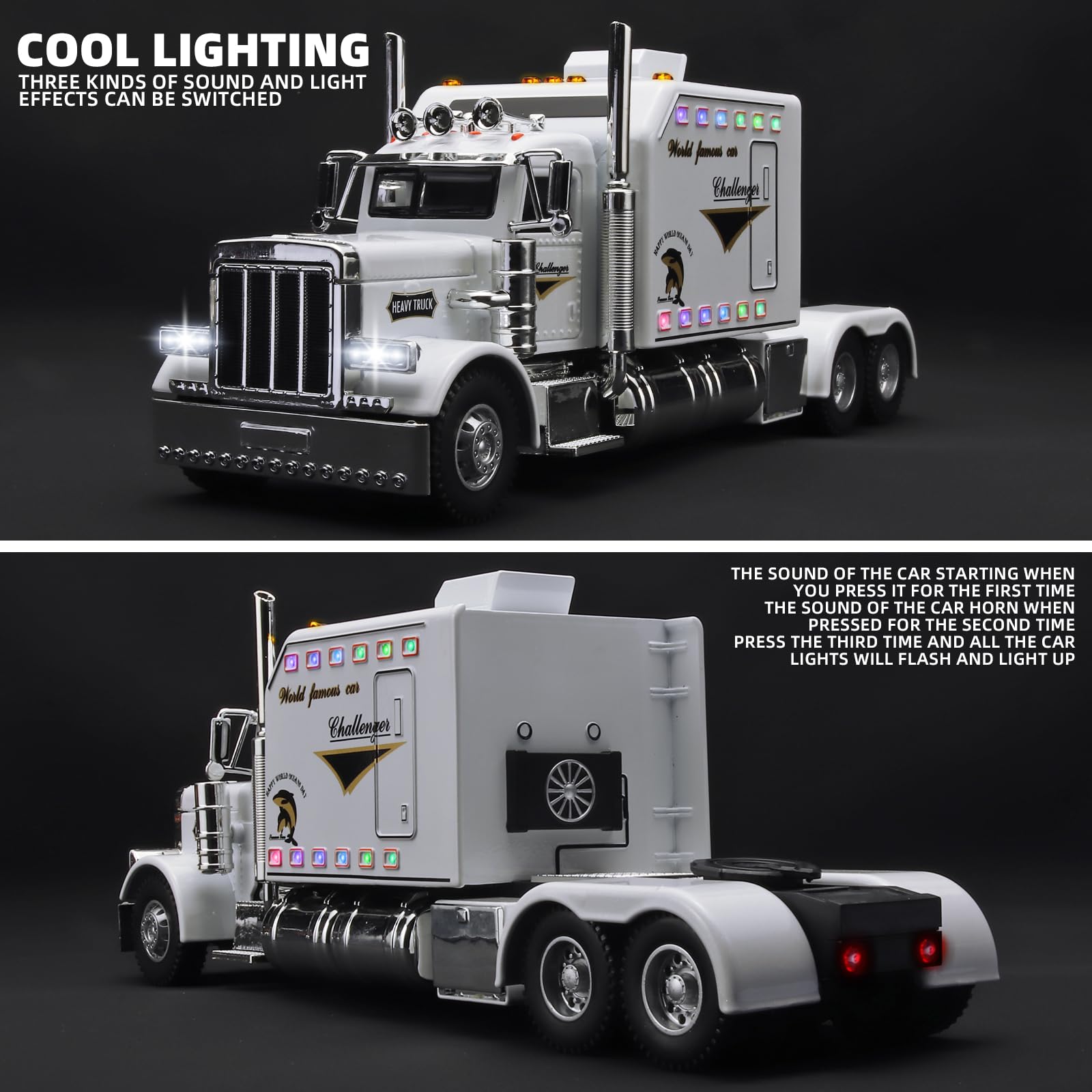 OANMYJJO truck with light and sound effects for engaging play.