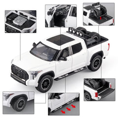 OANMYJJO Tundra diecast toy in action with pull back motion.