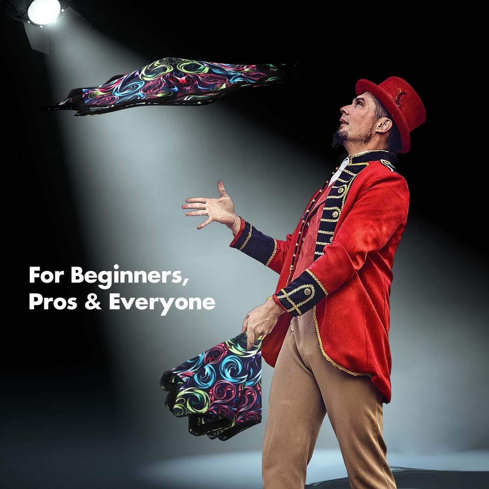 Oazoxcx Flow Star paisley pattern great for crowds and group practice.
