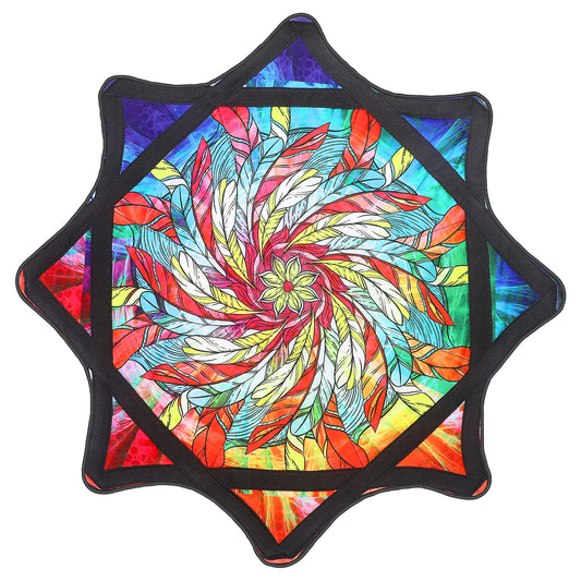 oazoxcx Flow Star Plume 24-4-inch in action for flow art performances