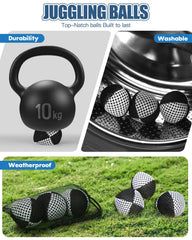 oazoxcx black-white contrast aids visibility during throws.